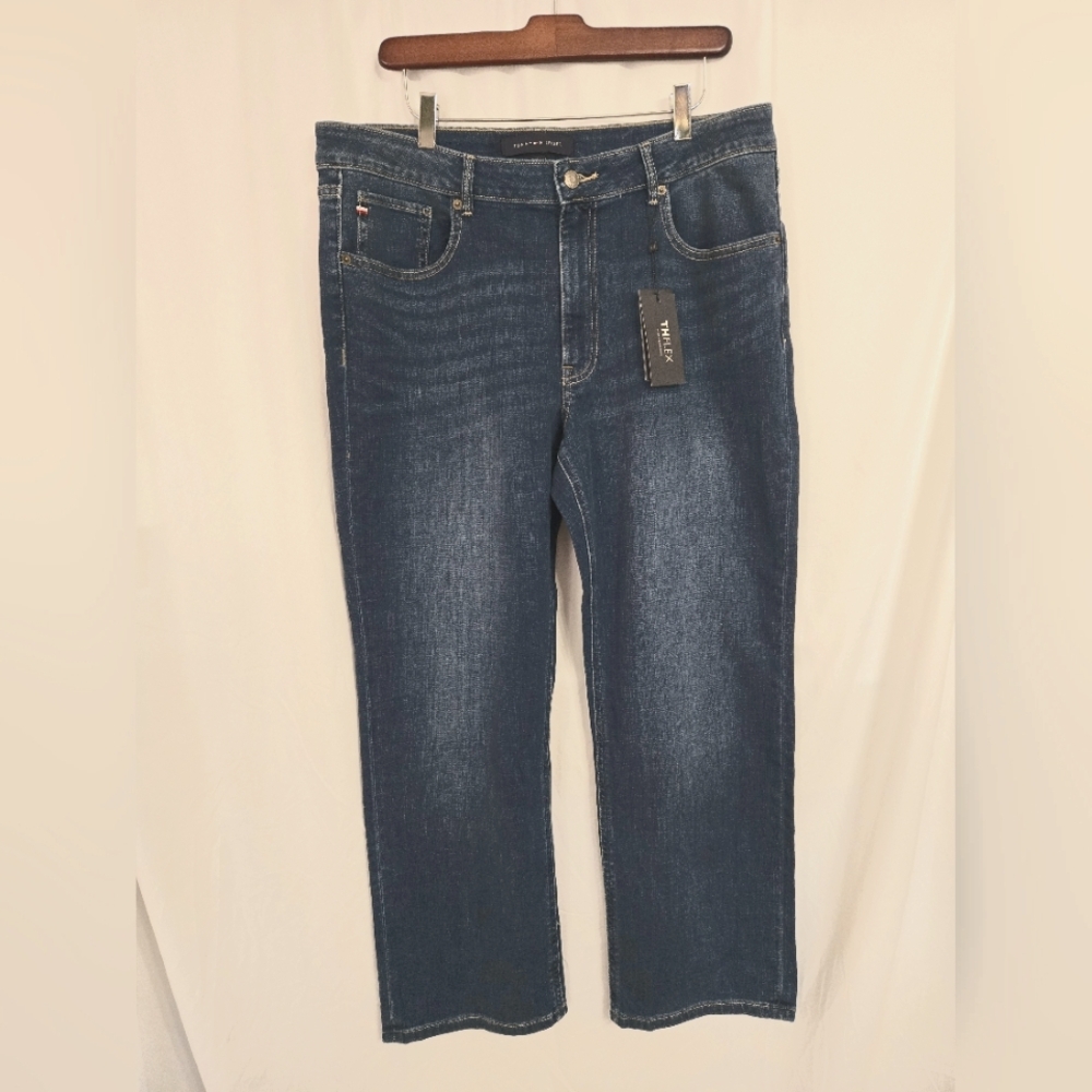 Tommy Hilfiger Heritage Straight Ankle Blue Fall Jeans Size 16